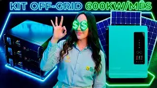 Ar-Condicionado e Geladeira na energia Solar: Como montar um kit Off-Grid que não te deixa na mão!
