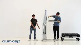 Transportable Electric Lift For UPS Batteries - Alum-a-Lift Project 32513
