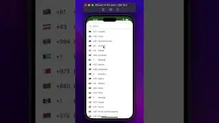 Select Country Picker #flutter #shorts #coding