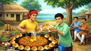 जादुई पाव-भाजी का रहस्य | The Magical Pav Bhaji Seller | Hindi Kahaniya | Moral Stories