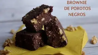 BROWNIE DE POROTOS NEGROS