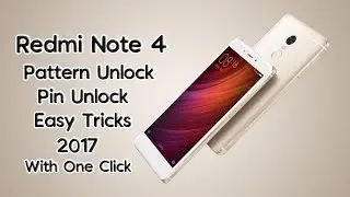 Redmi note 4 pattern unlock  easy tricks