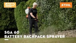 Аккумуляторный распылитель STIHL SGA 60 | Аккумуляторные опрыскиватели STIHL | Аккумуляторная сис...