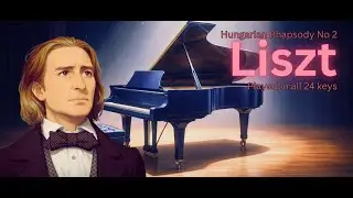 Liszt - Hungarian Rhapsody No. 2 | Played in All 24 Keys (Piano Solo)