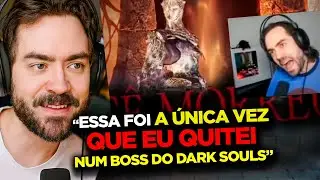 Funky reage ao seu RAGE QUIT em Dark Souls 2 (Boss Ivory King)