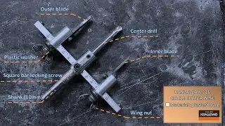 drilling videos CIRCLE CUTTER W-SE ■Material：plaster board 【DIY Boost!! KANZAWA WORKS】