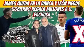 James Rodr&iacute;guez sale a la banca y Le&oacute;n pierde ante San Luis | Alemao no llegar&aacute; y GP recibe millones