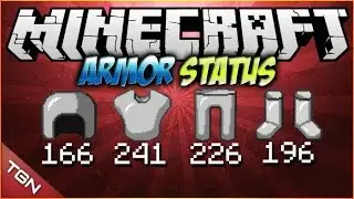 Обзор мода ArmorStatusHUD для Minecraft 1.5.2