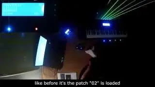 playlist creation from the video tutorial of our laser harp controller LHC1