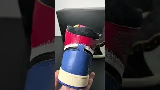 Union LA x Fragment Design x Jordan AirJordan 1 High all details unboxing review #aj1fragment