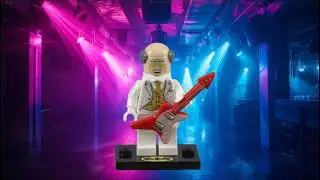 Stop Motion Build LEGO Disco Alfred Minifigure 71020-2 The LEGO Batman Movie Series 2 CMF Series