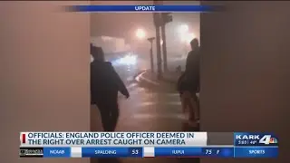Body camera footage released of arrest in England, police say officer was in the right to drag suspe