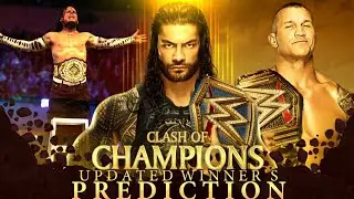 WWE Clash Of Champions 2020 Updated Winners Prediction | K K King Wrestler