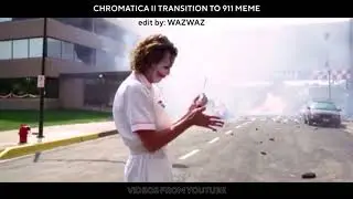 Chromatica II transition to 911 Meme (Joker)