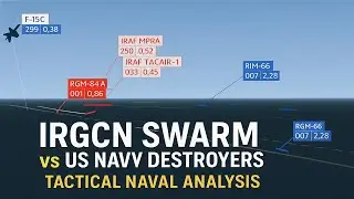 &laquo;Рой&raquo; ИРГК против эсминцев ВМС США | Тактический военно-морской анализ
