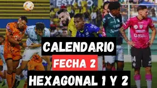 Hexagonal LigaPro 2025 | Fecha 2 &ndash; Hexagonal 1 y 2 del f&uacute;tbol ecuatoriano