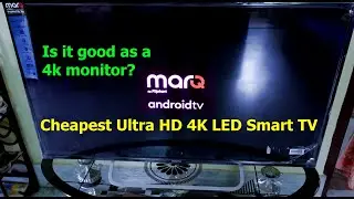 MarQ Innoview 43 inch Ultra HD 4K LED Smart Android TV Unboxing and first impression