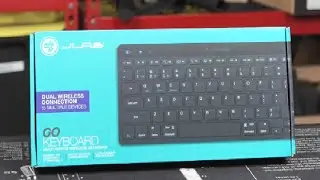 JLab Go Wireless Keyboard, Black, Connect Via Bluetooth or USB Wireless Dongle Review