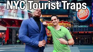 ONLY Visiting Times Square Tourist Traps For an Entire Day!