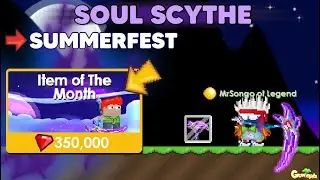 LEGENDARY SOUL SCYTHE IOTM SET CHALLENGE!! OMG!! | GrowTopia