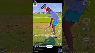 Playing golf all was going good but shubman gill hits