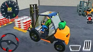 City Construction Simulator Forklift Truck Game #2 - Heavy Cargo Loading Gameplay &ndash; Android Gameplay