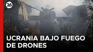 🚨 Rusia ataca a Ucrania con m&aacute;s de 600 drones y misiles