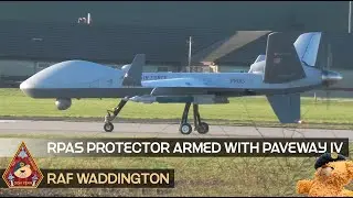 RPAS ARMED WITH (INERT) PAVEWAY IV 56 SQUADRON TESTING THE LATEST AND GREATEST PROTECTOR R.1 MQ-9B