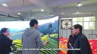 Клиенты из Кореи посетили завод по производству светодиодных экранов EagerLED.