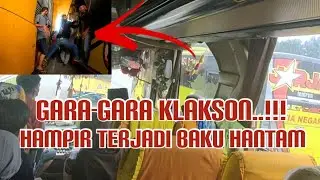 HAMPIR TERJADI BAKU HANTAM ANTARA BUS ALS 99 DAN BUS SETIA NEGARA(J*RJAY) DI TOL JAKARTA - CIKAMPEK