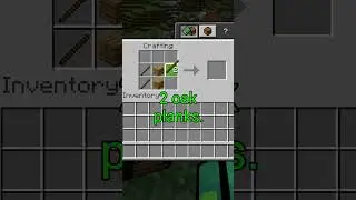 How To Make a Oak Fence Gate in Minecraft 1.21 #youtubeshorts #minecraftshorts #youtubeshortsvid