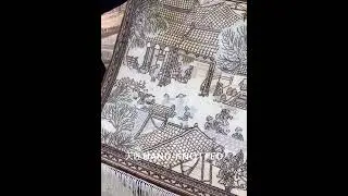 6.2x2ft Chinese culture rug tapestry Hand-knotted silk carpet ideas beige Turkish pattern oriental