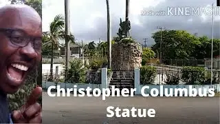 Visiting the Statue of Christopher Columbus in Saint Ann's Bay.