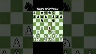 Knight Is In Trouble | #chess #chessmeme #shorts