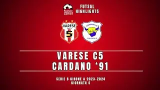 [HIGHLIGHTS] Serie B Futsal Girone A 23/24 - Varese C5 - Cardano '91
