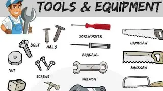 25 Workshop tools name with image