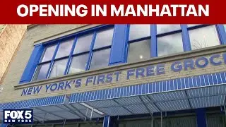 'The Polymarket' free NYC grocery store opens: Reaction