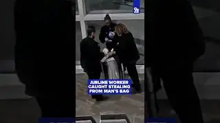 Airline worker caught stealing from man&rsquo;s bag