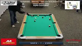 2025 Miller Lite Palace City 8-ball Open - Ray Glanzer vs. Troy Arens