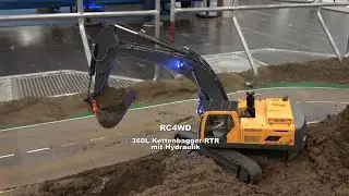 1/14 Scale RTR Earth Digger 360L Hydraulic Excavator - Hydraulik Kettenbagger von RC4WD