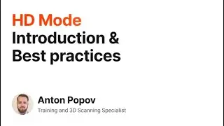 HD Mode: a brand new algorithm for stunningly sharp and clean 3D scans