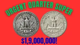 USA 1.9 Million Dollar Washington Quarters The Coin That Might Change Your Life!