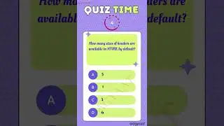 HTML Quiz #1