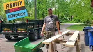 Установка боковых бортов на прицеп №4 самосвала Кауфмана