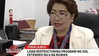 Balitang Amianan: Loan Restructuring Program ng SSS, Extended