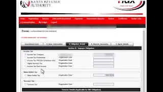 How to Add And Remove Tax Obligations on Itax Portal