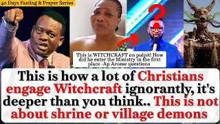Identify Traces of Witchcraft In your office or church, Stop people that invite demons UNAWARES 