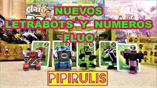 LETRABOTS + NUMBERS TEAM  - PLANETA FLUO - UNBOXING PIPIRULIS - CICABOOM