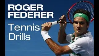 Roger Federer - Tennis Drills Compilation