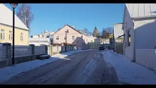 Haapsalu Estonia - 4K - Sunny winter day #haapsalu #estonia #visitestonia #travelestonia